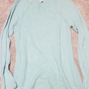 Mint green Sonoma scoop neck sweater